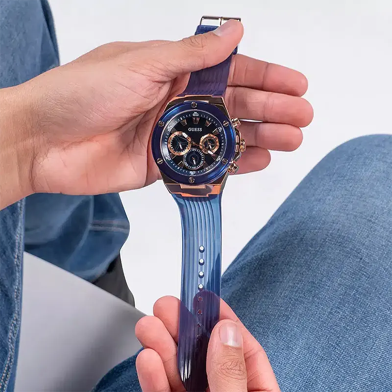 Guess Poseidon Multifunction Quartz Blue Dial Men’s Watch- GW0425G3